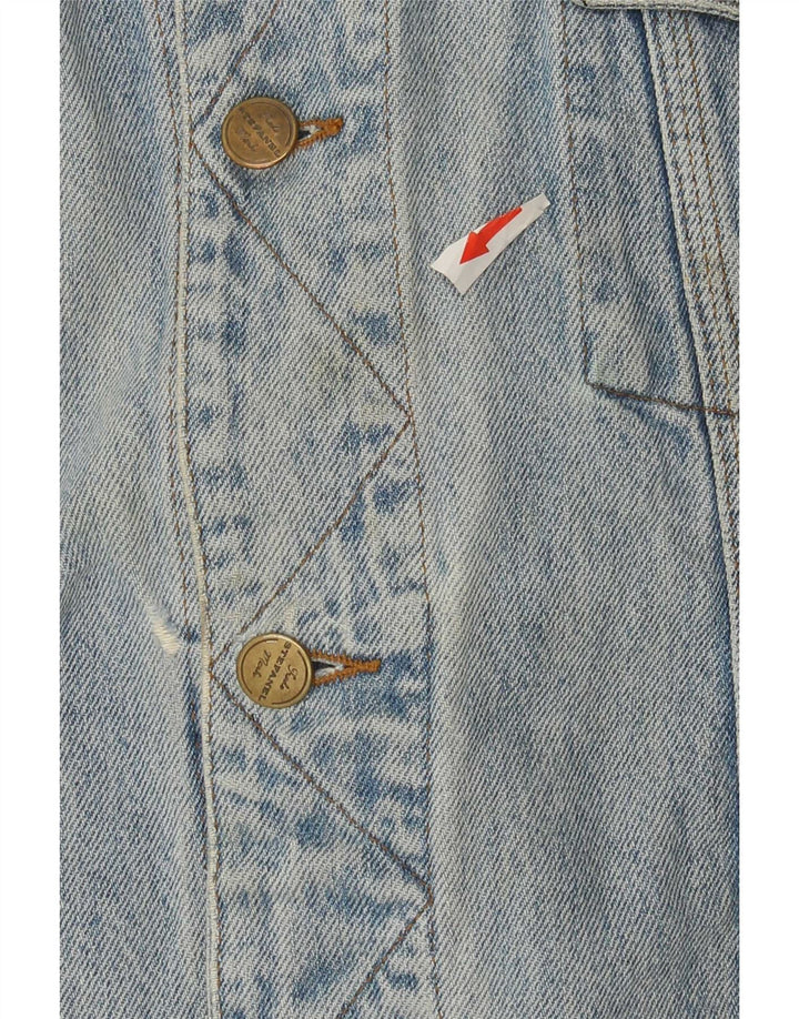 Giacca in denim da donna Stefanel UK 18 XL cotone blu