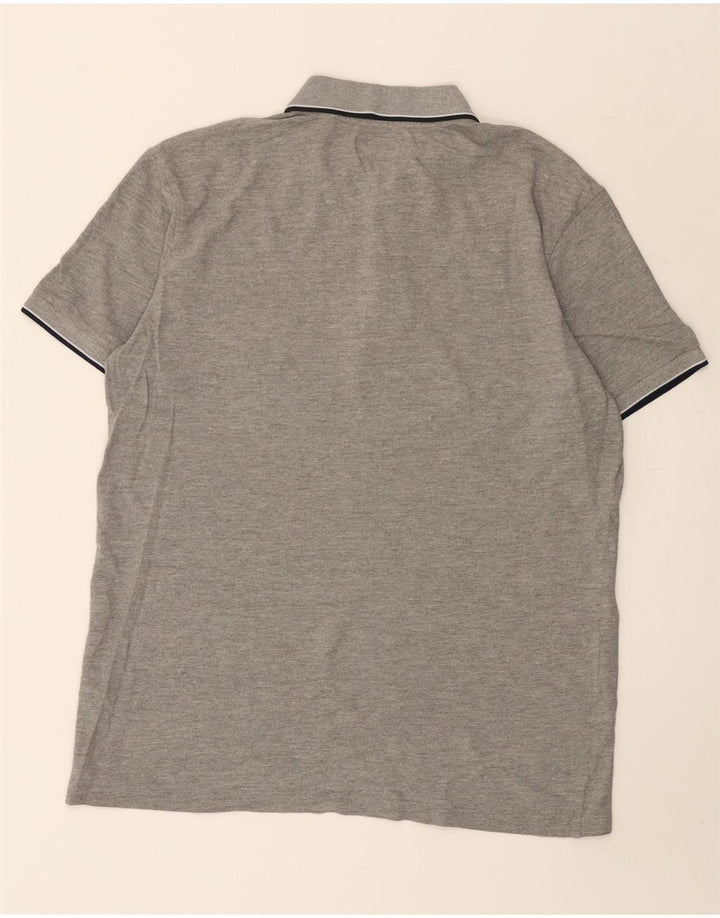 Polo Kappa Uomo 2XL Cotone a Righe Grigie
