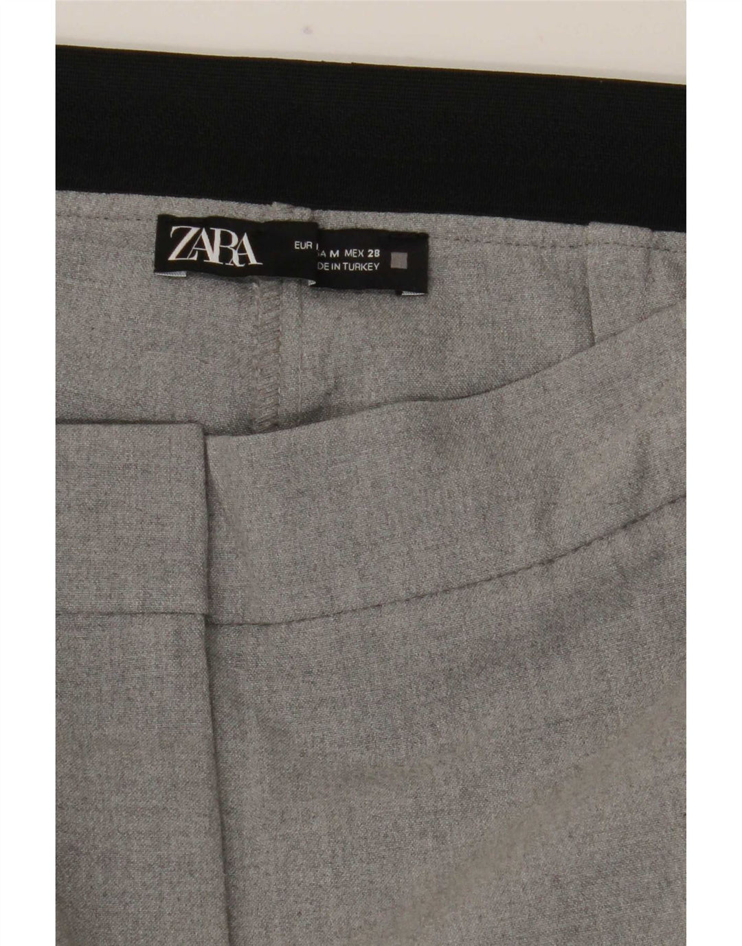Pantaloni chino slim da donna Zara medi W28 L27 Grigi