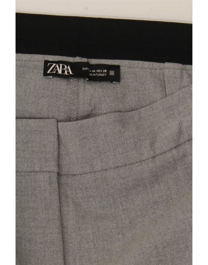 Pantaloni chino slim da donna Zara medi W28 L27 Grigi