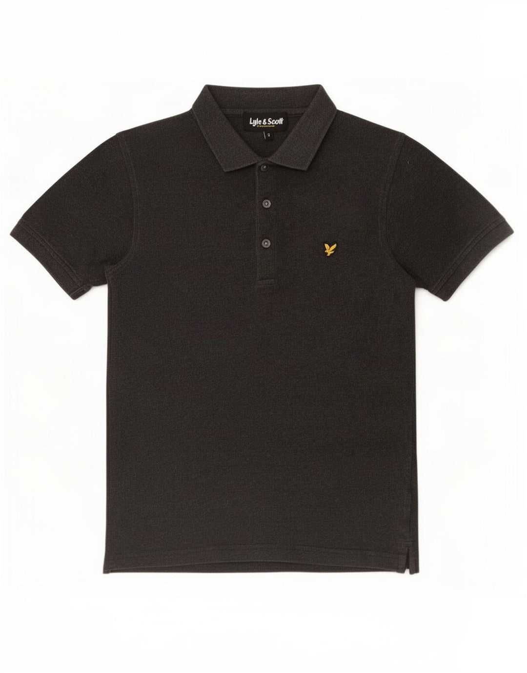 Polo da uomo Lyle & Scott piccola in cotone grigio