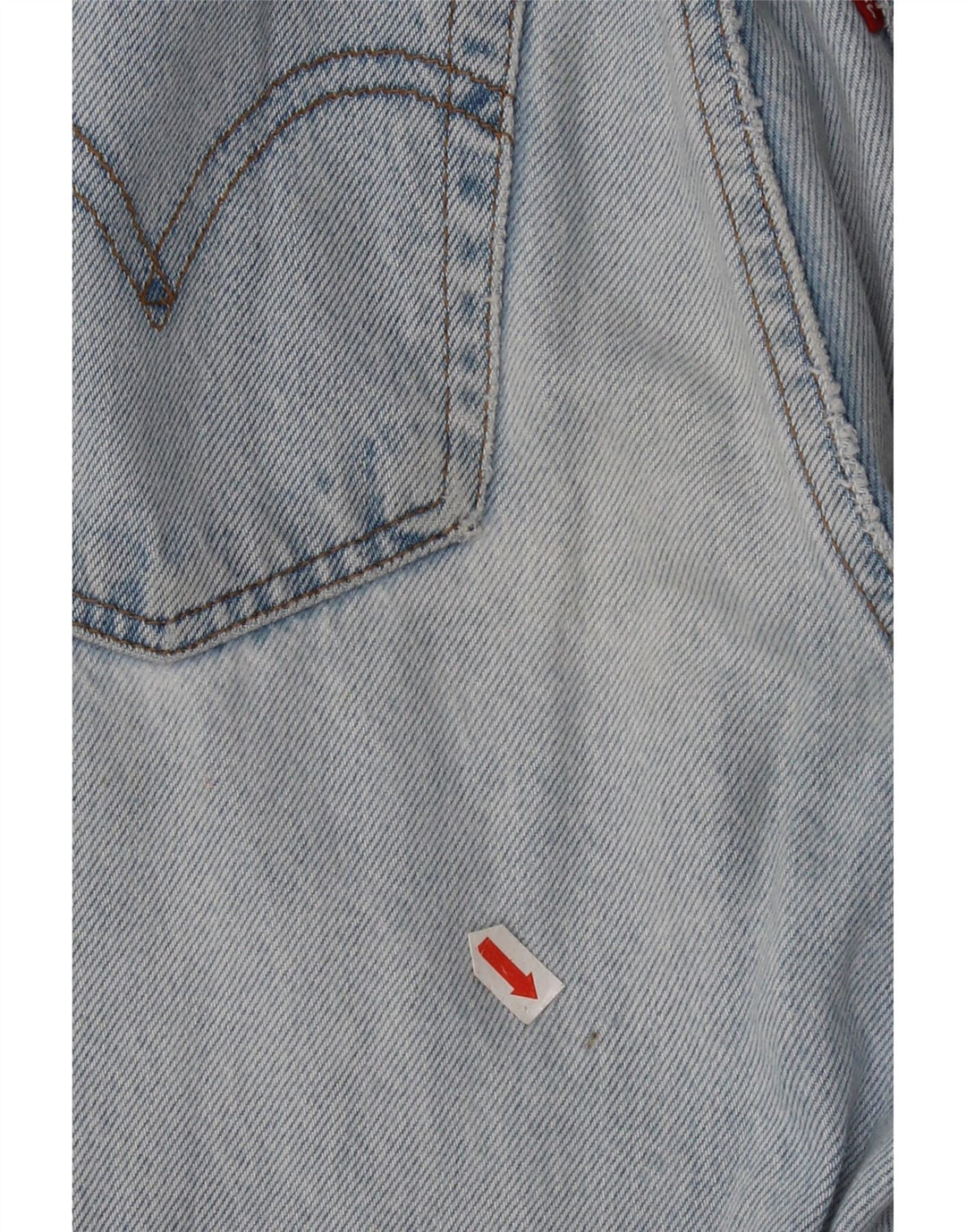 Jeans dritti Ribcage da donna Levi's W25 L29 cotone blu