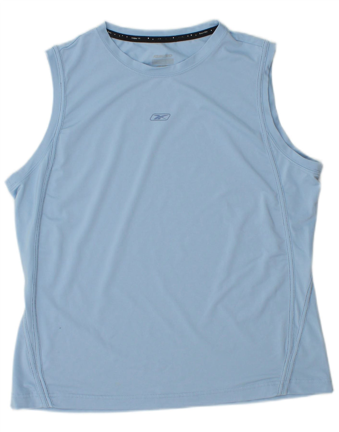 Canottiera REEBOK da donna UK 14 poliestere blu medio