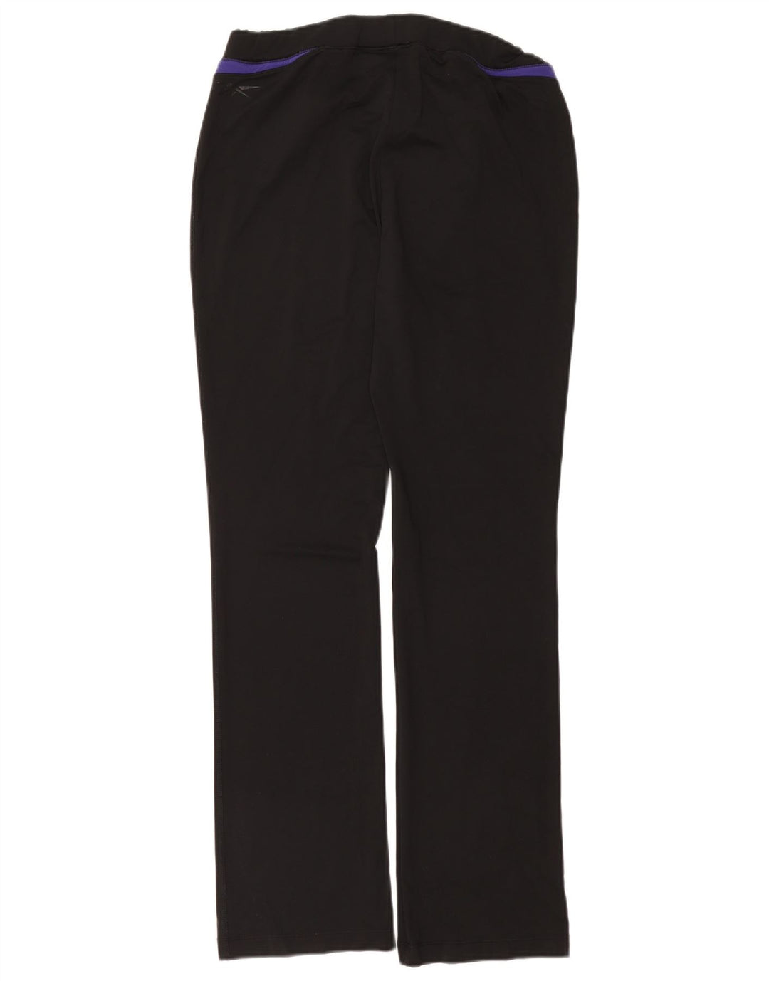 Pantaloni da tuta da donna REEBOK UK 14 Large Nero Poliestere