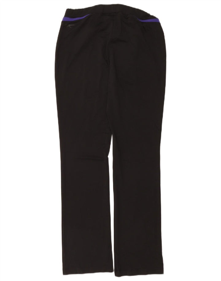 Pantaloni da tuta da donna REEBOK UK 14 Large Nero Poliestere