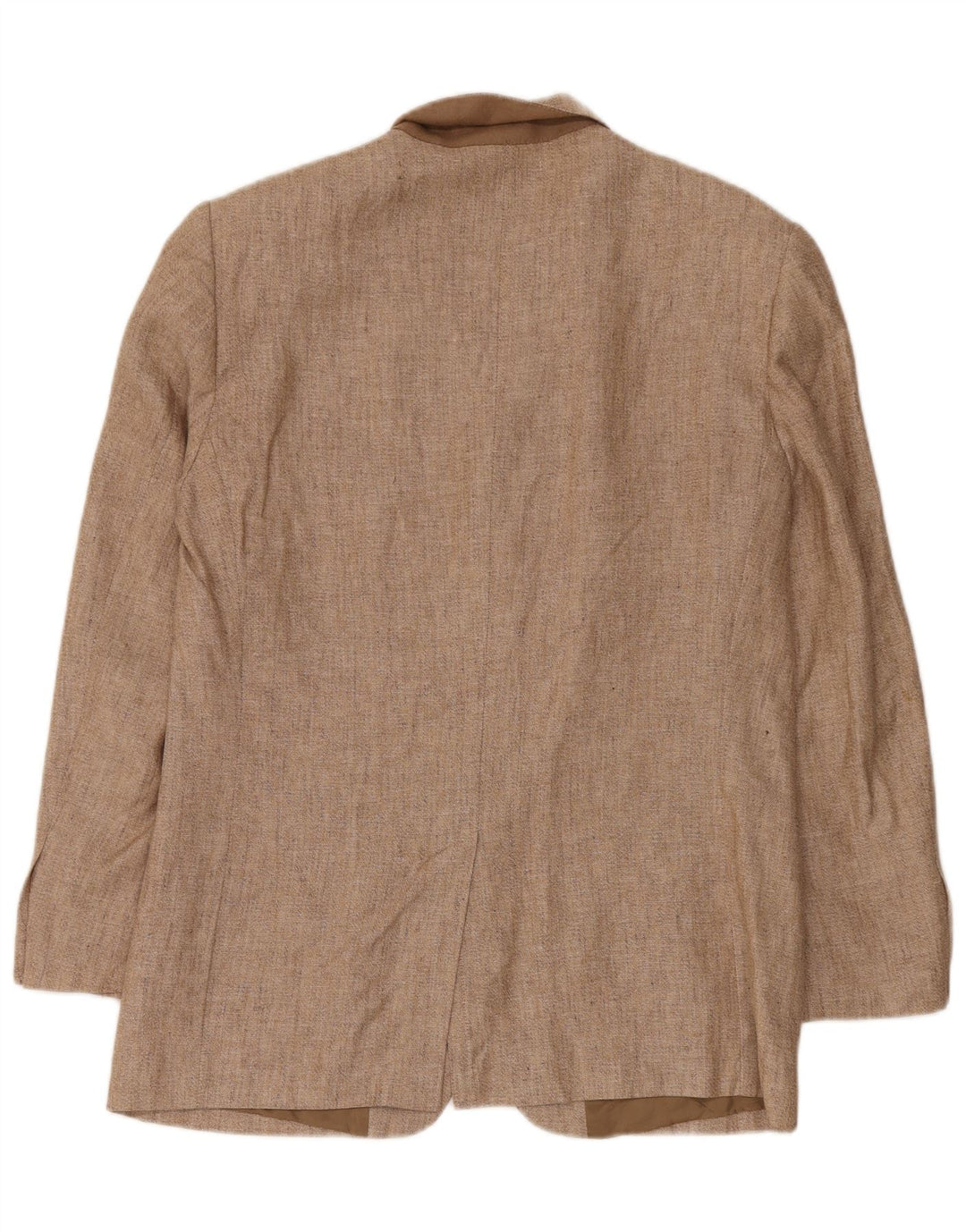 Giacca blazer a 3 bottoni da uomo Byblos UK 38 Lino beige medio