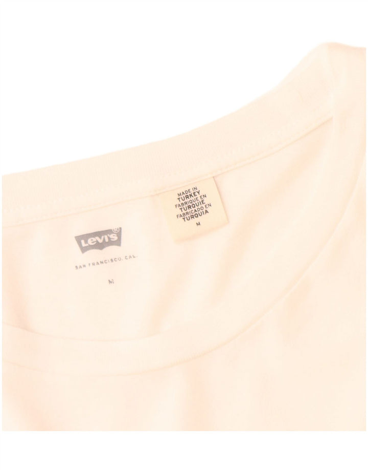 T-shirt grafica da donna Levi's Top UK 14 Medium White