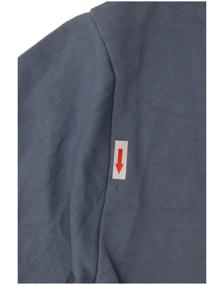 Felpa Zara Uomo Maglione XL Blu Cotone