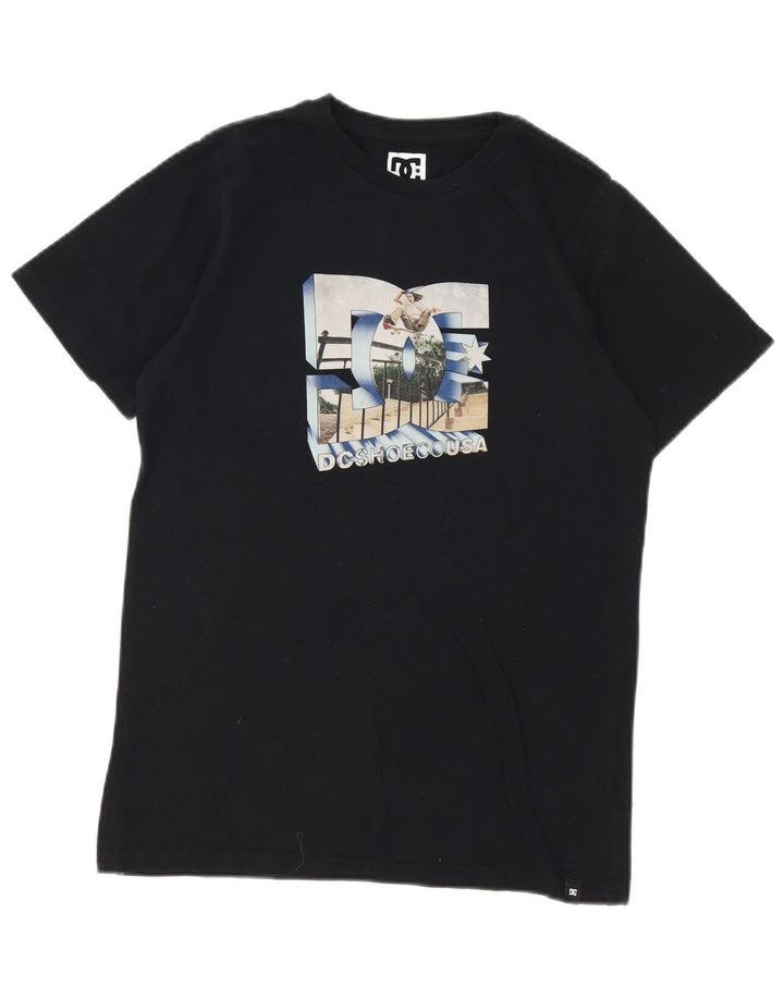 T-shirt grafica DC per ragazzi 13-14 anni in cotone nero