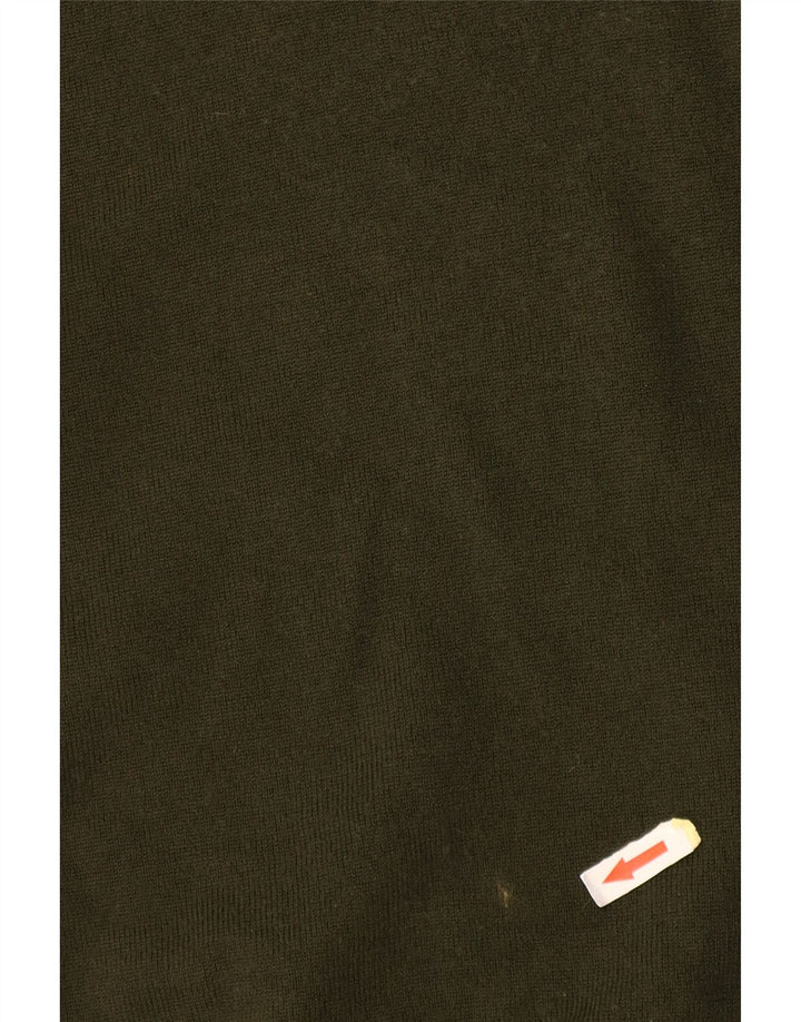 Stefanel Maglione da donna con collo dolcevita UK 14 Large Cachi