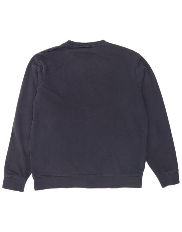 Felpa da uomo Ellesse Maglione medio blu navy in cotone color block