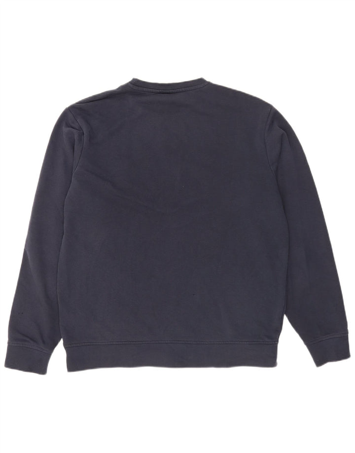 Felpa da uomo Ellesse Maglione medio blu navy in cotone color block