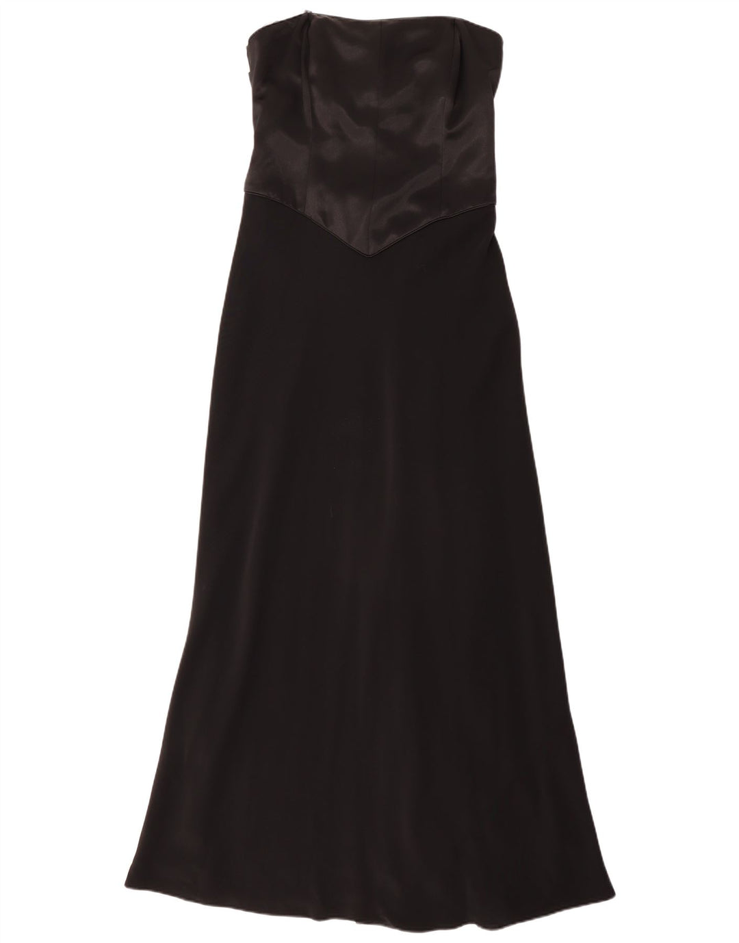 PEARCE FIONDA Womens Maxi Strapless Dress UK 12 Medium Black Acetate