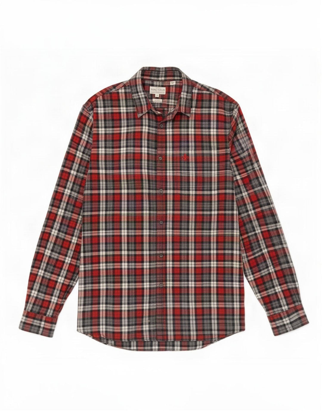 Camicia da uomo Classic Fit Jack Wills, cotone a quadri rossi grandi