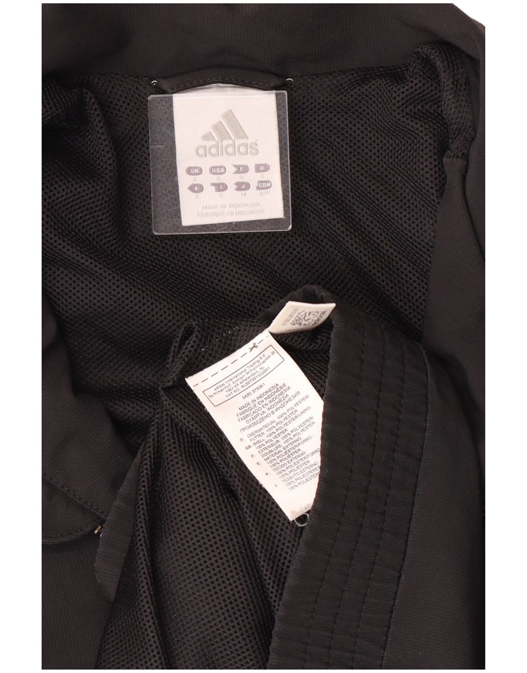 Giacca da allenamento Adidas Climacool da uomo, piccola, in poliestere nero