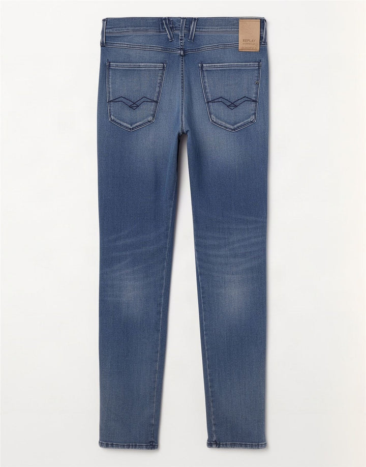 Replay Jeans Anbass Slim da Uomo W36 L34 Blu