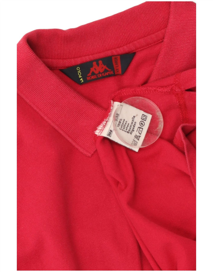 Polo senza maniche da donna Kappa UK 20 2XL rosso cotone