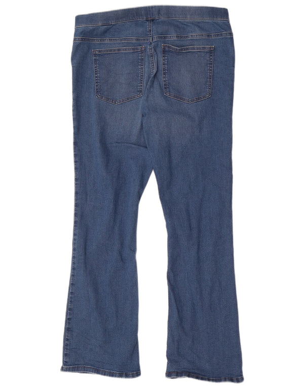 Jeans svasati slim da donna Marks & Spencer UK 16 Large W34 L30 cotone blu