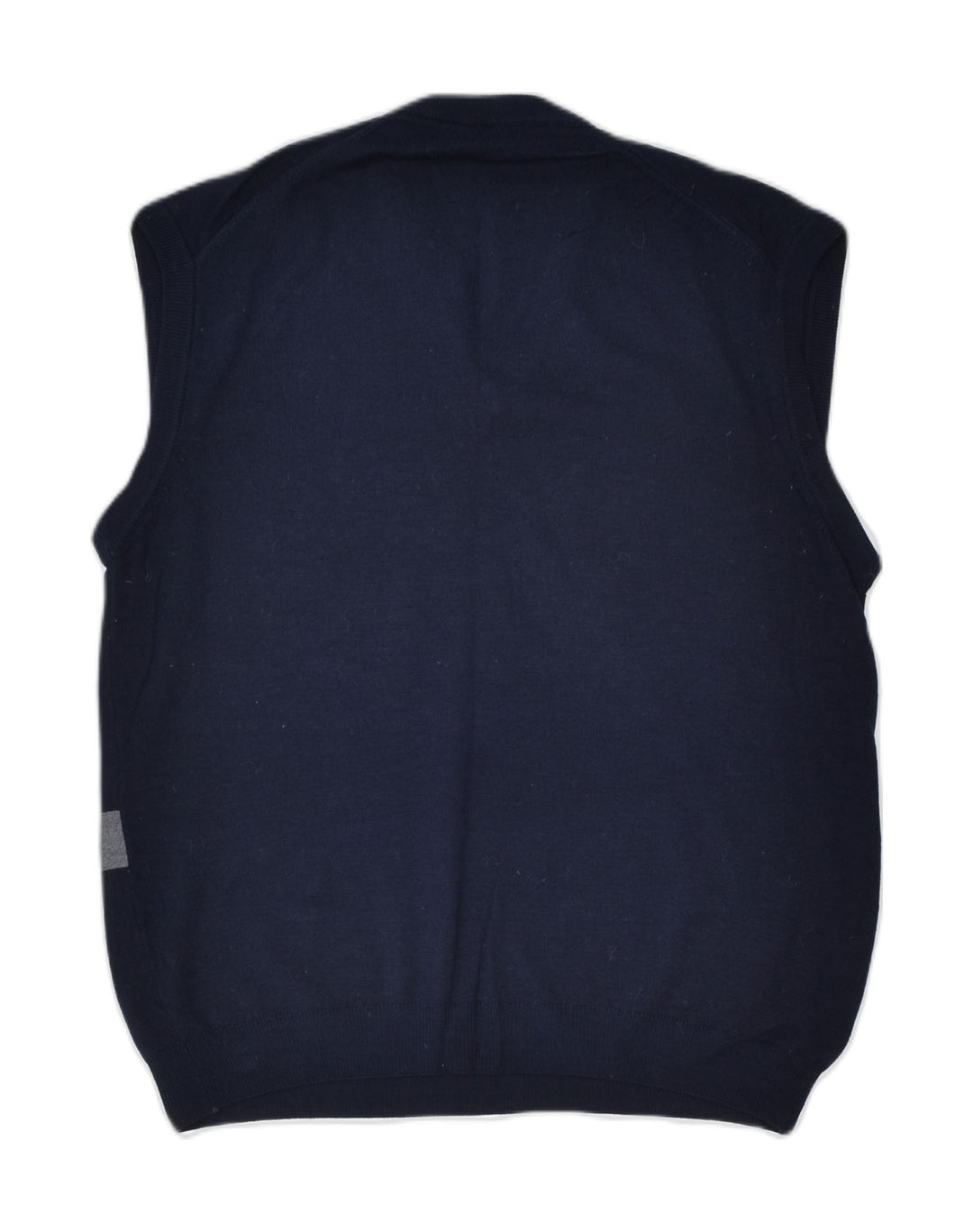 VINTAGE Mens Vest Tank Top Large Navy Blue | Vintage | Thrift | Second-Hand | Used Clothing | Messina Hembry 