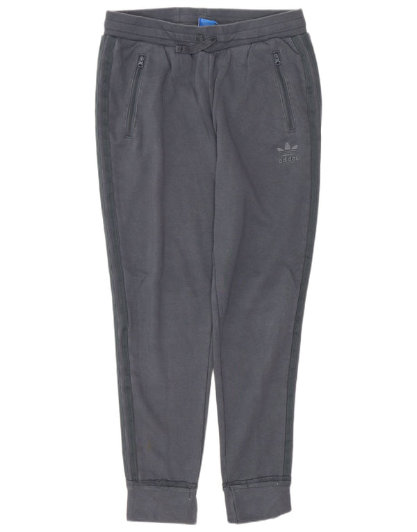 Pantaloni da tuta da donna ADIDAS Joggers UK 12 Cotone grigio medio