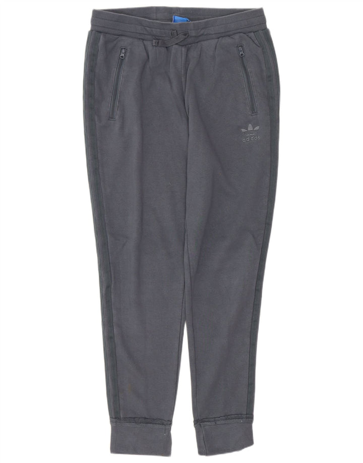 Pantaloni da tuta da donna ADIDAS Joggers UK 12 Cotone grigio medio