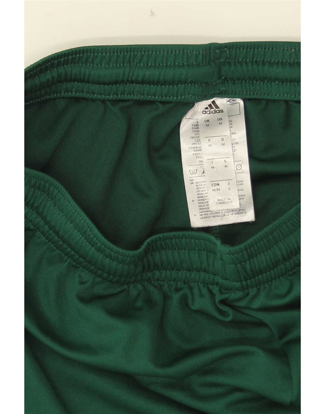 Pantaloncini sportivi Adidas Aeroready da uomo in poliestere verde medio