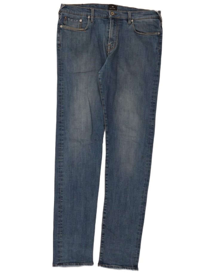 Jeans slim da uomo Paul Smith W34 L33 cotone blu