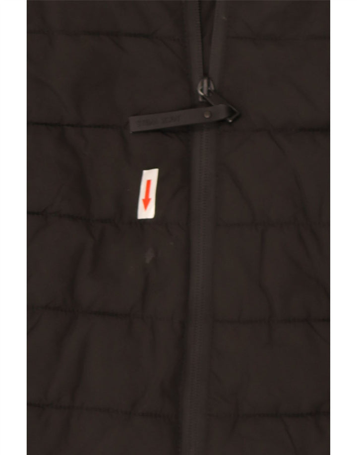 Gilet imbottito da donna Jack Wills UK 10 piccolo poliestere nero