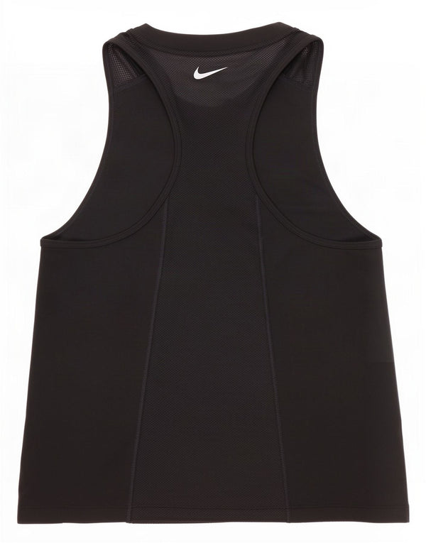 Canotta Nike Dri Fit da donna UK 10 piccola in poliestere nero
