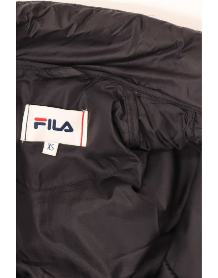 Giacca imbottita da uomo Fila UK 34 XS nera in poliammide