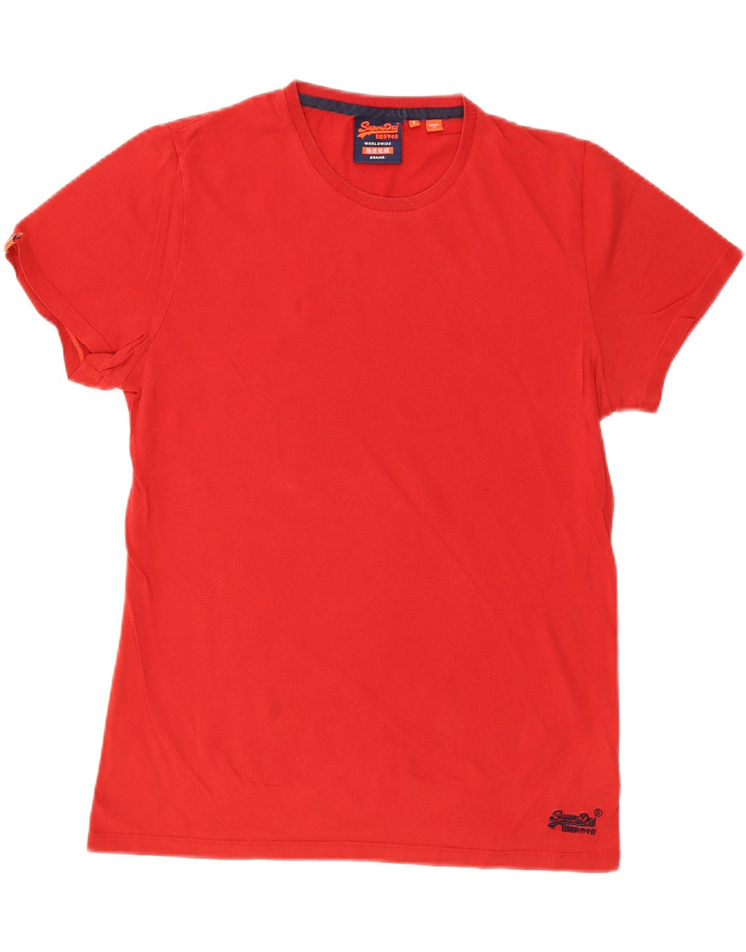 T-shirt da uomo SUPERDRY Top XL in cotone rosso