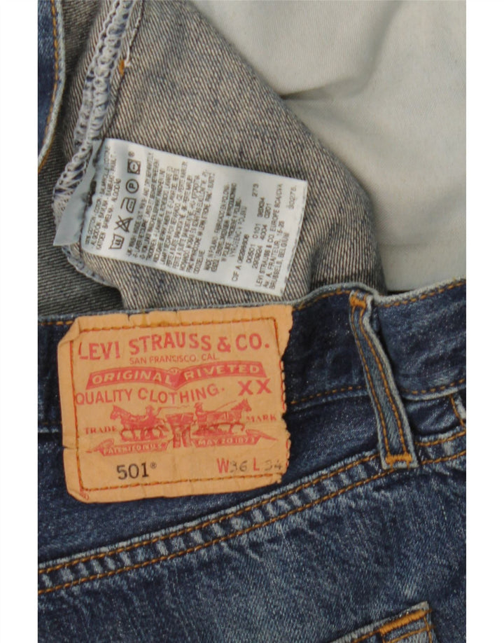 Levi's Uomo 501 Jeans dritti W36 L28 Cotone Blu