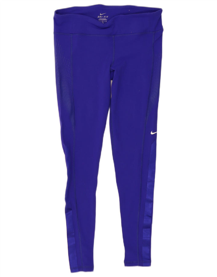 Leggings Dri Fit da donna NIKE UK 14 nylon viola medio