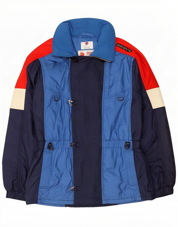 Descente Giacca da sci da uomo IT 56 3XL Blu navy Colourblock Poliestere