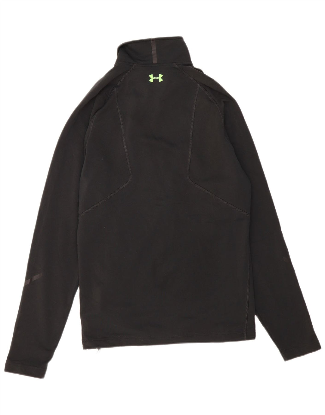 UNDER ARMOUR Top da tuta pullover con zip e collo Cold Gear da uomo nero medio