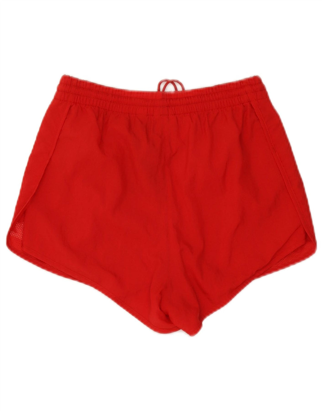 Pantaloncini sportivi Adidas da donna UK 6 XS rosso poliestere
