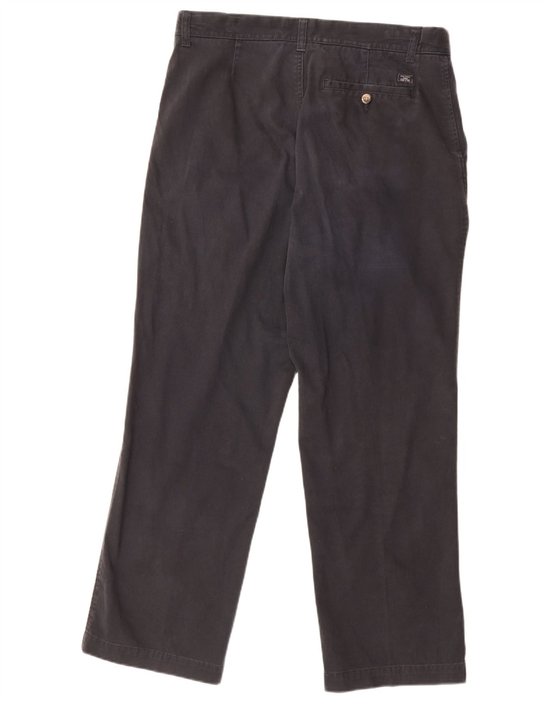 Pantaloni chino regolari da uomo Marks & Spencer W34 L29 cotone blu navy