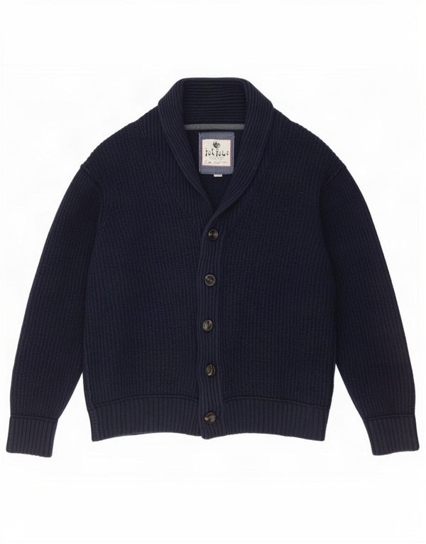 Maglione cardigan da uomo Fat Face 2XL cotone blu navy