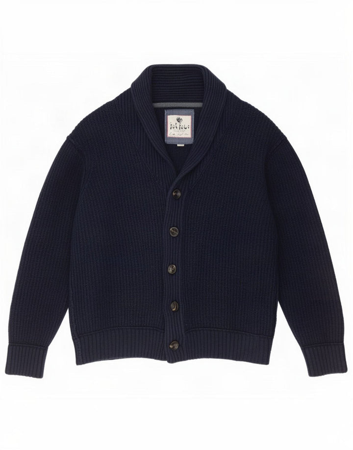 Maglione cardigan da uomo Fat Face 2XL cotone blu navy