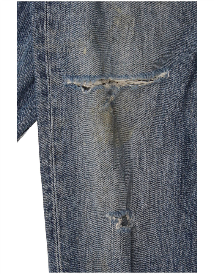 Jeans slim invecchiati Texas da donna Carhartt W30 L32 cotone blu