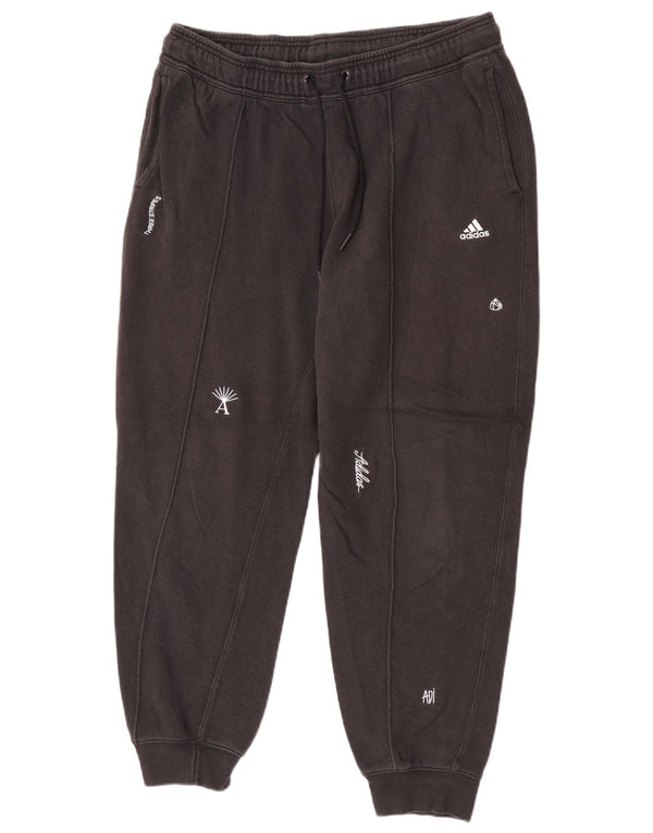 Pantaloni da tuta da donna Adidas Three Stripes Joggers UK 16/18 Large Nero