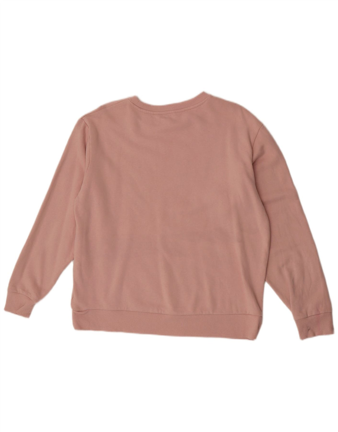 Felpa oversize da donna Marks & Spencer UK 14 cotone rosa medio