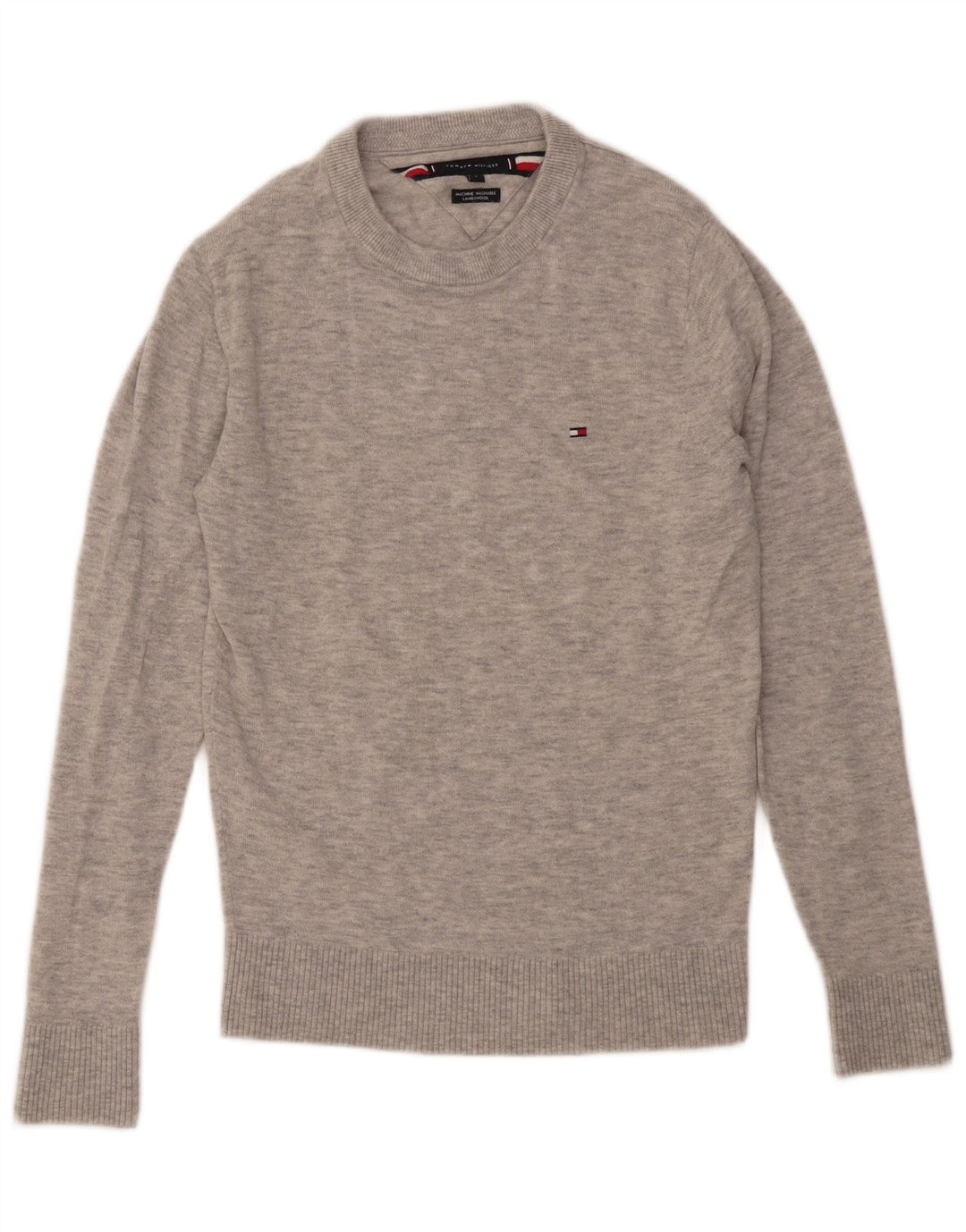 Maglione maglione girocollo da uomo Tommy Hilfiger piccolo grigio