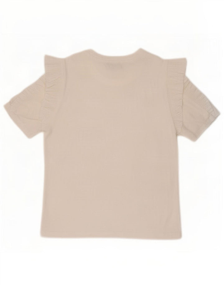 T-shirt oversize da donna Zara UK 10 piccola bianca