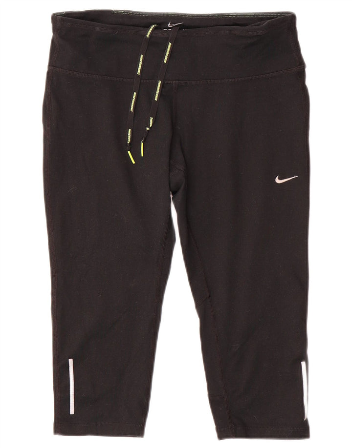 Leggings Nike Dri Fit Capri da donna UK 14 medio nero