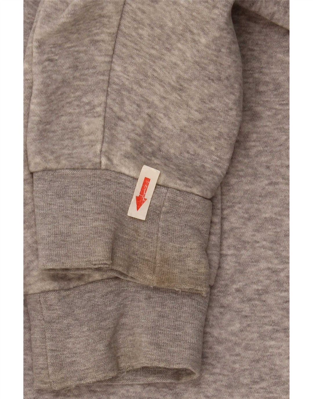 Maglione con cappuccio e zip Adidas da uomo grigio medio chiazzato
