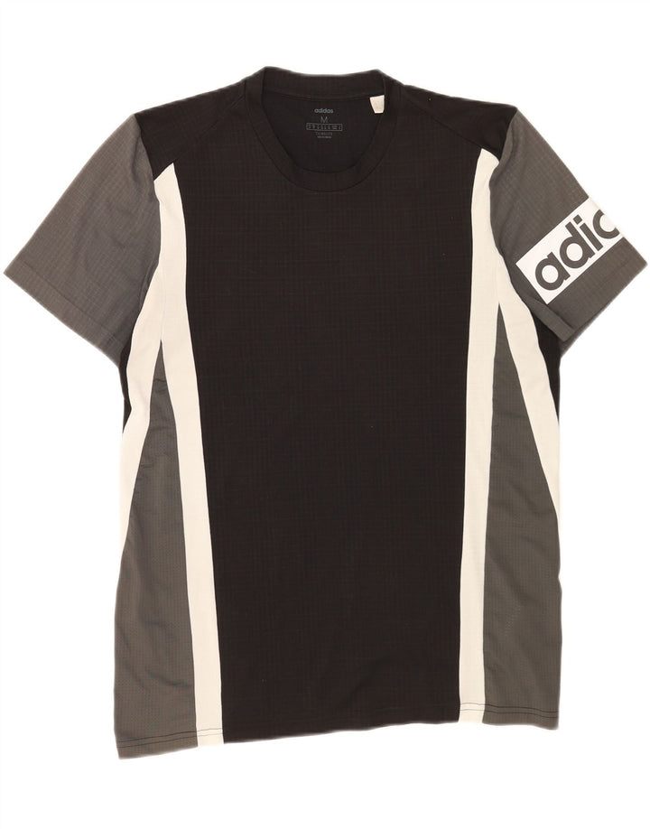 Maglietta grafica Adidas Climalite da uomo, colore medio, multicolore