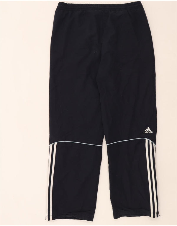 Pantaloni da tuta da uomo Adidas medi in poliestere blu navy