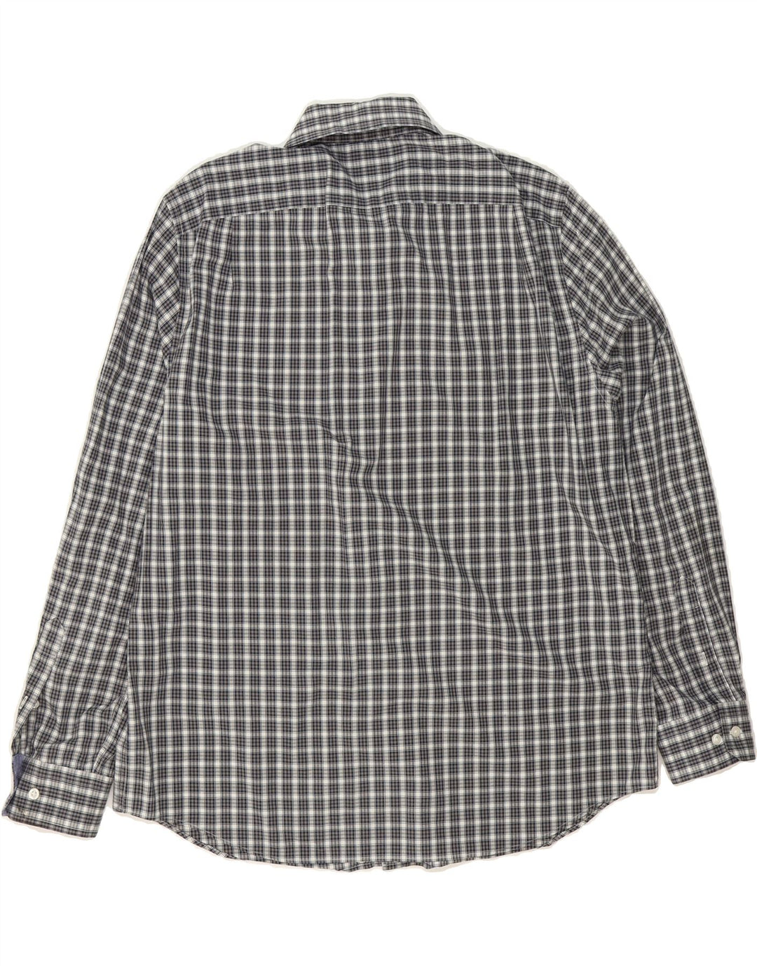 NAUTICA Mens Shirt XL Grey Check Vintage Nautica and Second-Hand Nautica from Messina Hembry 