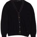 Maglione Cardigan Uomo Fay IT 52 Large Blu Navy Lana Vergine